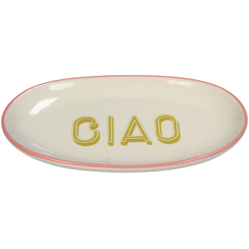 Bord Ovaal Ciao Wit