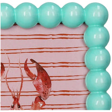 Load image into Gallery viewer, Fotolijst Kralen Polyresin Turquoise 13x18cm
