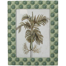 Load image into Gallery viewer, Fotolijst Checker Polyresin Groen 13x18cm
