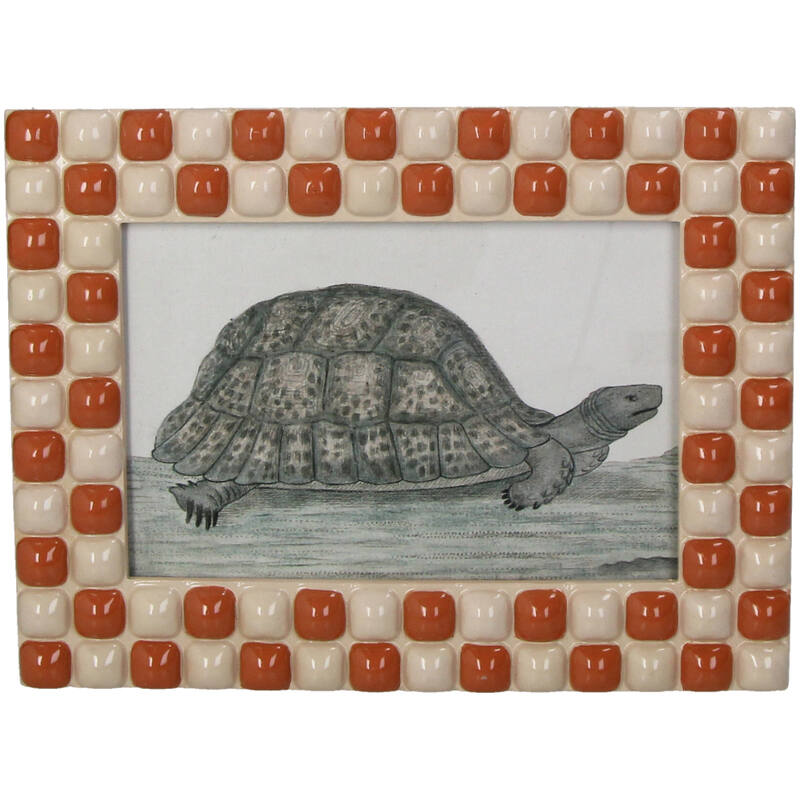 Fotolijst Checker Polyresin Terra 10x15cm