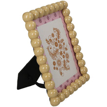 Load image into Gallery viewer, Fotolijst Kralen Polyresin Beige 13x18cm
