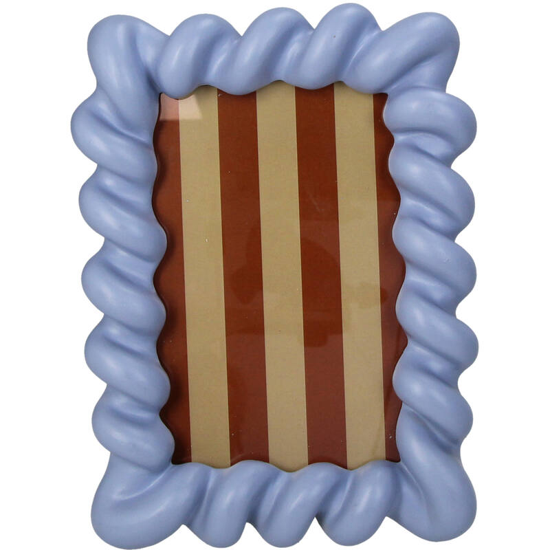 Fotolijst kralen polyresin Blauw 10x15cm