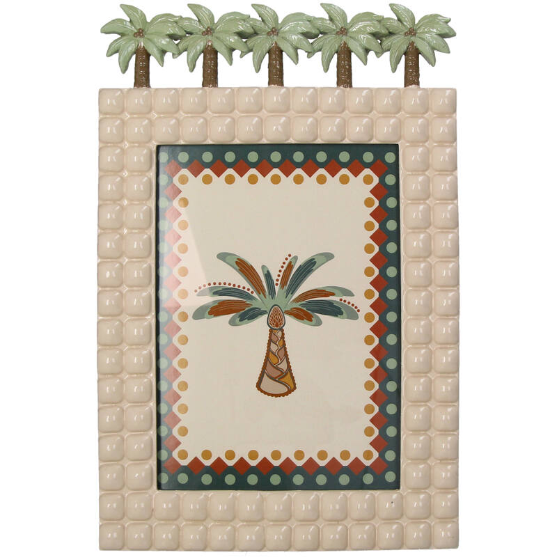 Fotolijst Palmboom Polyresin Beige 13x18cm