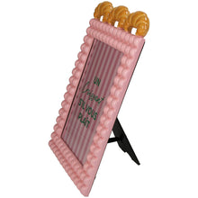 Load image into Gallery viewer, Fotolijst Croissant Polyresin Roze 13x18cm
