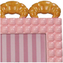 Load image into Gallery viewer, Fotolijst Croissant Polyresin Roze 13x18cm
