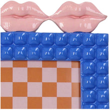 Load image into Gallery viewer, Fotolijst Kus Polyresin Blauw 13x18cm
