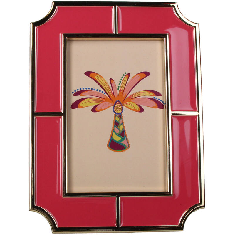 Fotolijst zinklegering roze 10x15cm