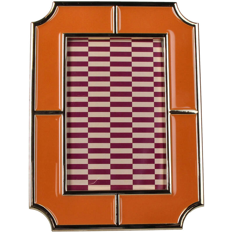 Fotolijst zinklegering Oranje 10x15cm