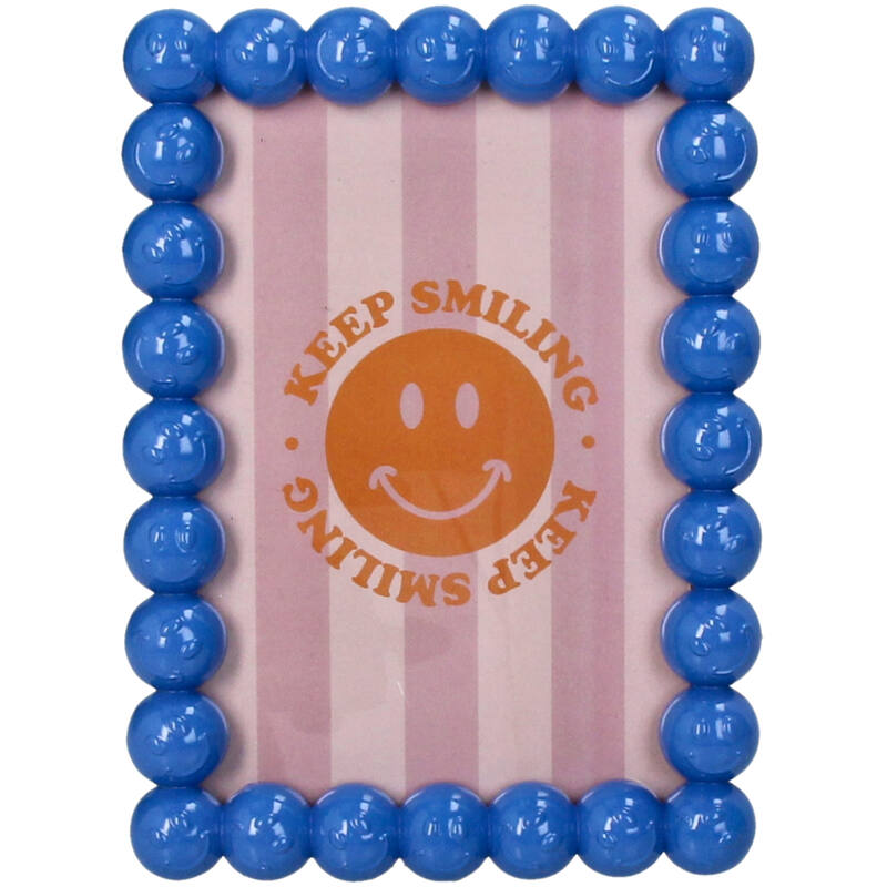 Fotolijst Smiley Polyresin Blauw 10x15cm