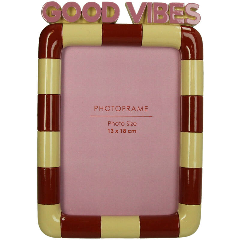 Fotolijst Good Vibes Polyresin Multi 13x18cm
