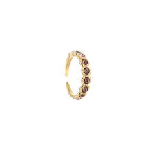 Load image into Gallery viewer, Verstelbare Ring met steentjes - Verschillende Kleuren
