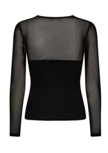 Load image into Gallery viewer, BaduCC Mix Corsage Blouse Black
