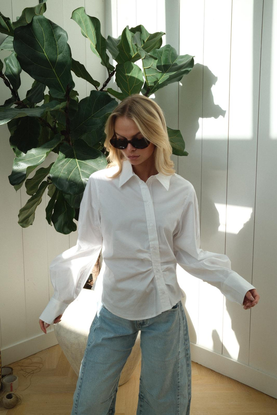 Sanna Asym Placket Shirt