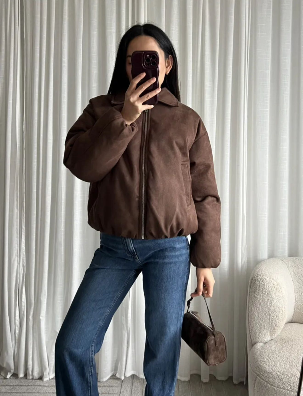 Soy Suede Puffer