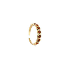 Load image into Gallery viewer, Verstelbare Ring met steentjes - Verschillende Kleuren

