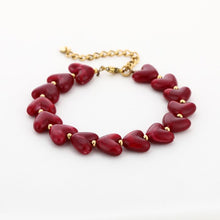 Afbeelding in Gallery-weergave laden, Hartjes Kralen Armband - Verschillende Kleuren
