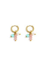 Load image into Gallery viewer, Oorringen met Hangende Kralen - Verschillende Kleuren
