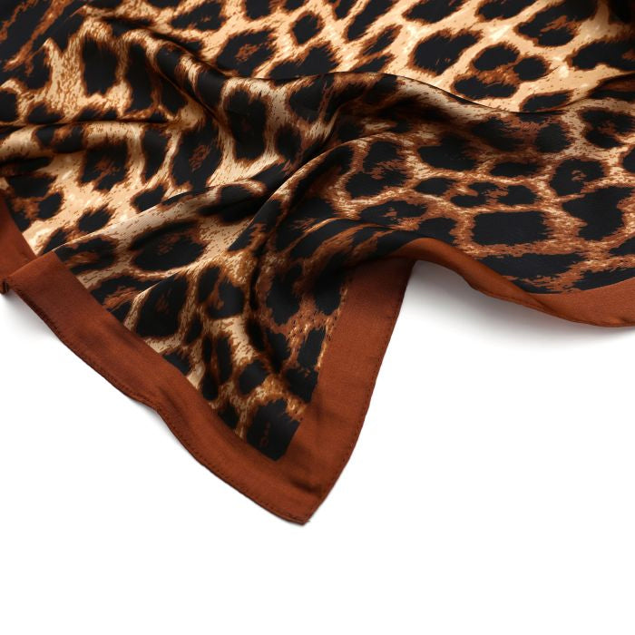 Zijdezachte sjaaltje vierkant - Verschillende Kleuren