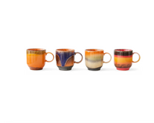 Load image into Gallery viewer, 70s Ceramics: Coffee Mugs Brazil (set of 4)

