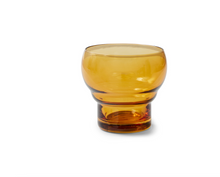 Afbeelding in Gallery-weergave laden, 70s Glassware: Bulb Glazen Amber (set van 4)
