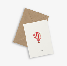 Load image into Gallery viewer, Card Hot Air Balloon (bon voyage)
