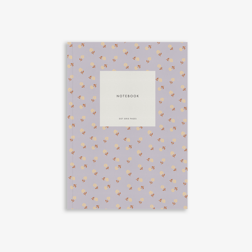 Small Flower Small Notebook // Lavender