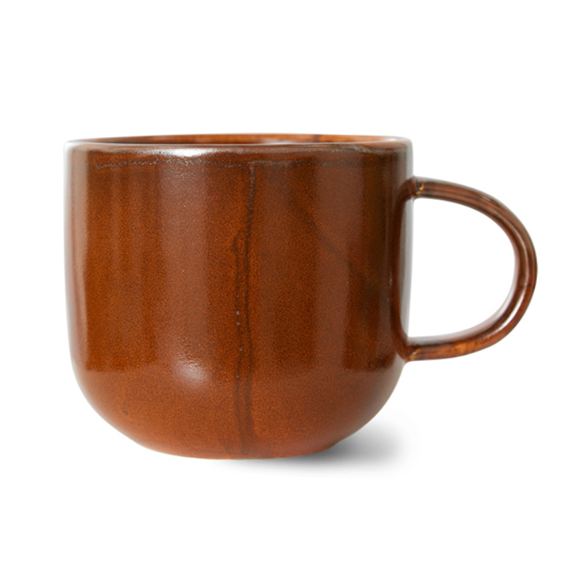 Chef ceramics: mug, burned orange