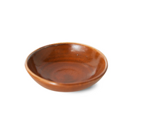 Load image into Gallery viewer, Chef ceramics: small dish, burned orange
