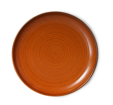 Load image into Gallery viewer, Chef ceramics: side plate, burned orange
