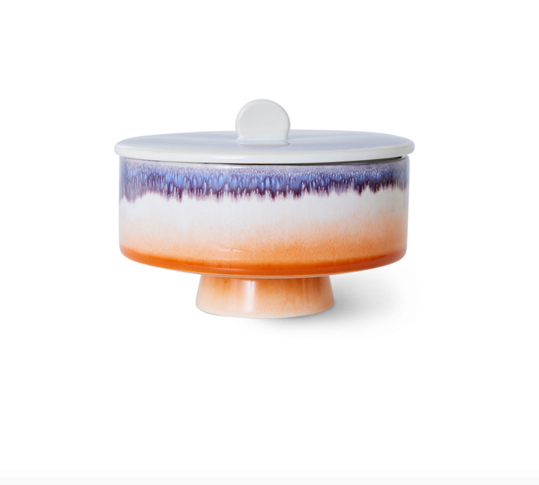 70s ceramics: Bonbon Schaal, Mauve