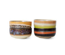 Afbeelding in Gallery-weergave laden, 70s ceramics: Dessert Kommen,  Humus (set van 4)
