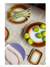 Load image into Gallery viewer, 70s ceramics: small trays, mojave (set van 2)
