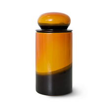 Load image into Gallery viewer, 70s ceramics: storage jar, sunshine
