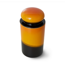Load image into Gallery viewer, 70s ceramics: storage jar, sunshine
