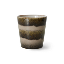 Load image into Gallery viewer, 70s ceramics: Coffee Mug, fern
