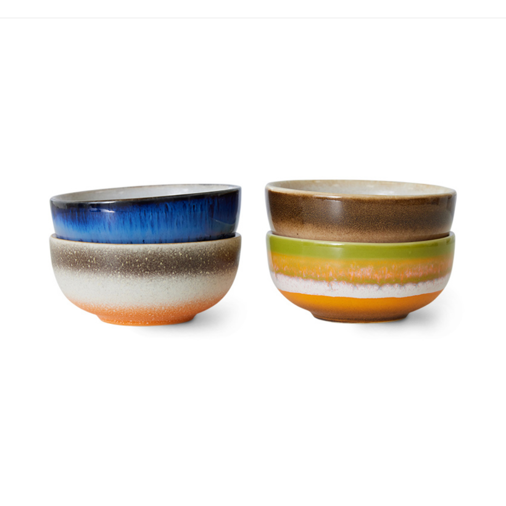 70s ceramics: XS Kommen , Sierra (set of 4)