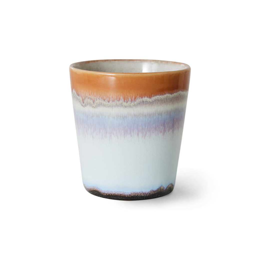 70'S Ceramic Coffee Mug Ash