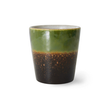 Load image into Gallery viewer, 70&#39;S Ceramic Coffee Mug Algae
