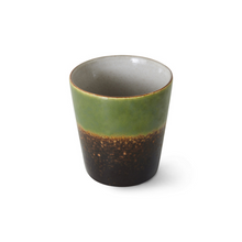 Load image into Gallery viewer, 70&#39;S Ceramic Coffee Mug Algae
