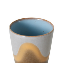 Load image into Gallery viewer, 70s ceramics: Tea Mug, Oasis
