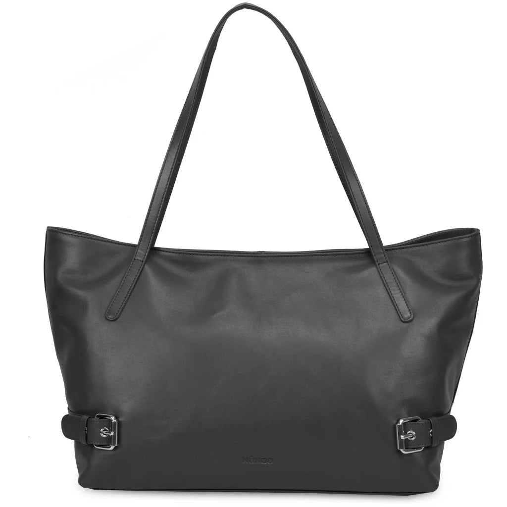 Shopper Buckle Pure Donker Grijs met Zilver