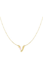 Load image into Gallery viewer, Happy Initials ketting met bedels
