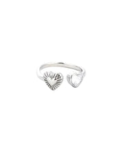 Load image into Gallery viewer, Hartjes Ring met Zirkonia - Verschillende Kleuren
