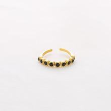 Afbeelding in Gallery-weergave laden, Verstelbare Ring met Steentjes - Verschillende Kleuren
