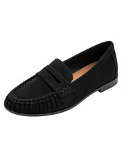 Afbeelding in Gallery-weergave laden, Suede Loafers  Zwart
