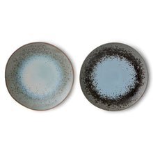 Load image into Gallery viewer, 70s ceramics: dinner plates, mineral (set of 2)
