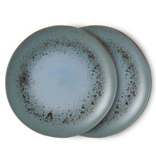 Load image into Gallery viewer, 70s ceramics: dinner plates, mineral (set of 2)
