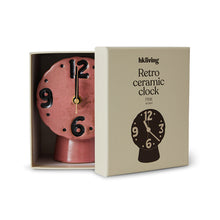 Afbeelding in Gallery-weergave laden, Retro Keramieke clock Roze
