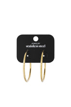 Afbeelding in Gallery-weergave laden, Basis Hoop Earrings L - Verschillende Kleuren
