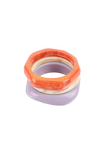 Afbeelding in Gallery-weergave laden, Kleurrijke Swirl Bangles S/3  - Verschillende Kleuren
